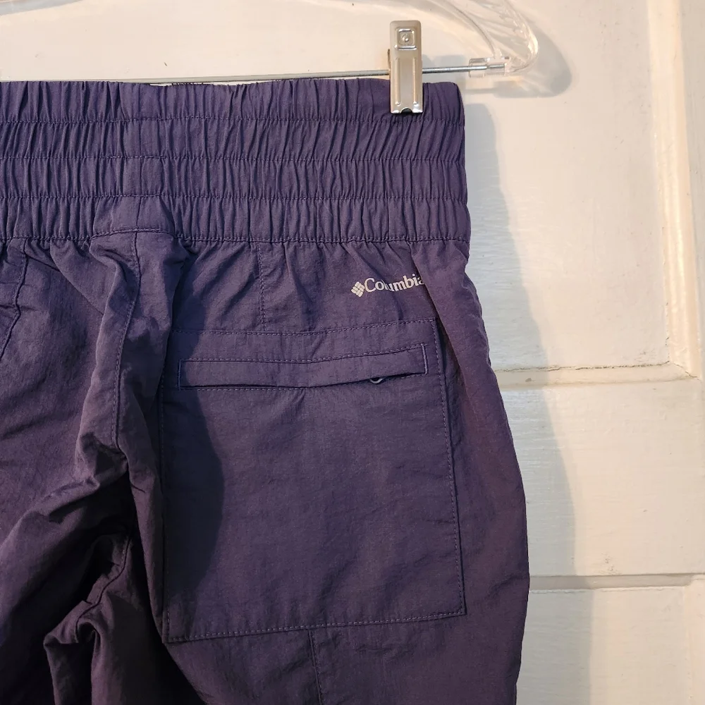 Columbia Women's Hiking Jogger Pants Omni Shield Navy Sz XS EUC Athletic Nature